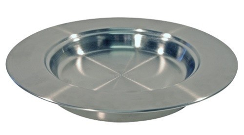 Assiette à pain en acier inoxydable