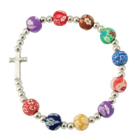 Dizainier perles multicolores.