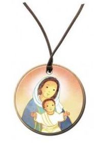 Pendentif Maïte Roche 25 mm.