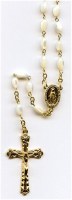 Chapelet blanc nacre