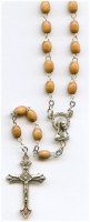Chapelet bois, perles 7 mm