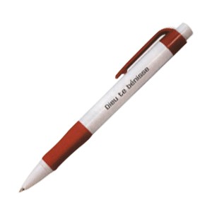 Stylo rouge Dieu te bénisse