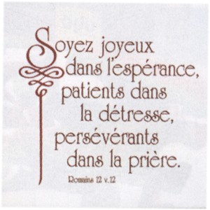 Céramique « Soyez joyeux »