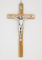 Crucifix bois d'olivier