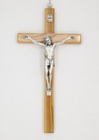 Crucifix bois d'olivier