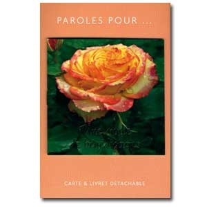 Carte double Paroles pour.. Une année de bénédictions