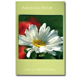 Carte double Paroles pour.. Un bonheur durable
