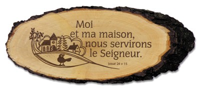 Tableau rondelle arbre « Moi et ma maison... »