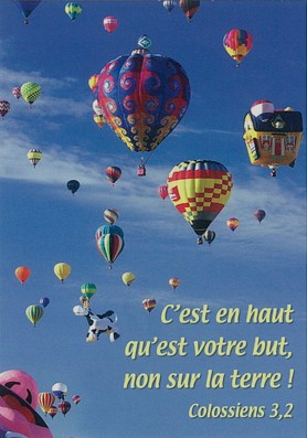 Mini carte Mongolfières