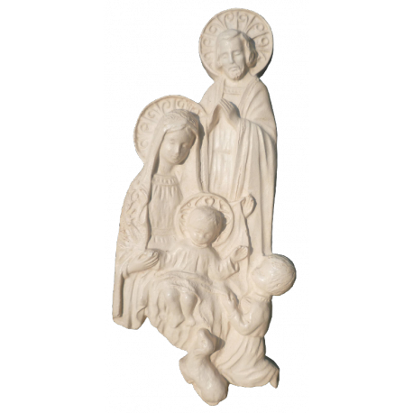 Bas-relief sainte famille