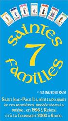 Jeu de cartes 7 Saintes Familles